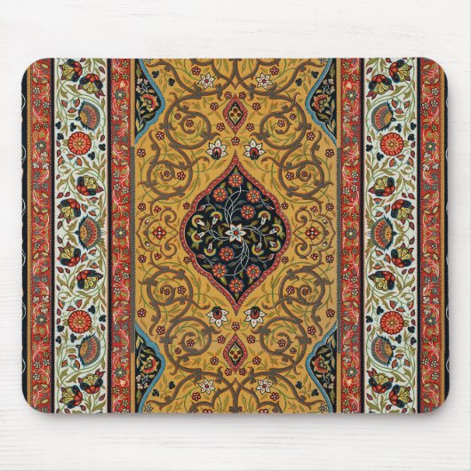 Persischer Teppichboden Elegantes Design Mousepad (Vorne)