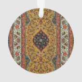 Persischer Teppichboden Elegantes Design Ornament (Rückseite)