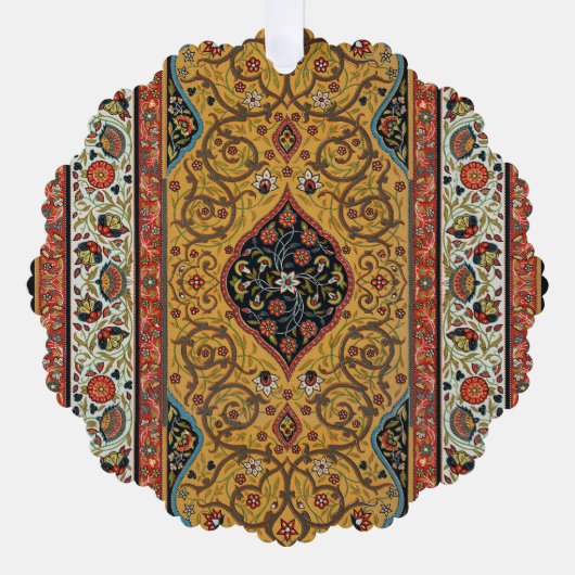 Persischer Teppichboden Elegantes Design Ornament Karte (Vorderseite)