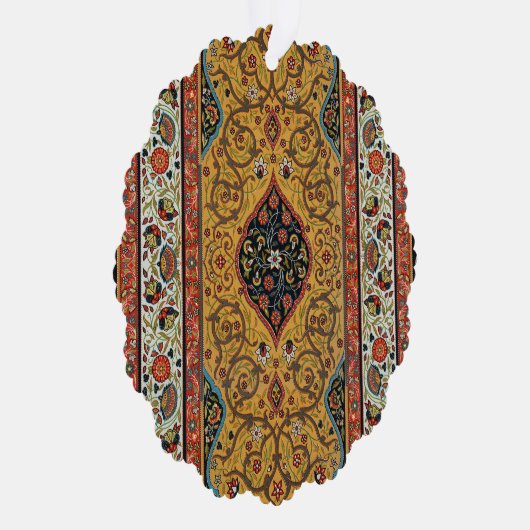 Persischer Teppichboden Elegantes Design Ornament Karte (Rechts)