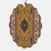 Persischer Teppichboden Elegantes Design Ornament Karte (Links)