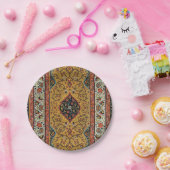 Persischer Teppichboden Elegantes Design Pappteller (Party)