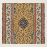 Persischer Teppichboden Elegantes Design Schal<br><div class="desc">Tauchen Sie ein in die opulente Schönheit des 19. Jahrhunderts mit diesem exquisiten antiken persischen Teppichdesign. Dieses aufwändige Muster stammt aus dem berühmten "L'Ornement Polychrome" von Albert Racinet (1888) und zeigt die meisterhafte Kunst der traditionellen persischen Teppichherstellung. Reiche Farben aus Gold, tiefrot, schwarz und Elfenbein verflechten sich in aufwändigen Blumenmotiven,...</div>