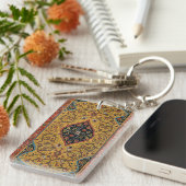Persischer Teppichboden Elegantes Design Schlüsselanhänger (Vorderseite rechts)