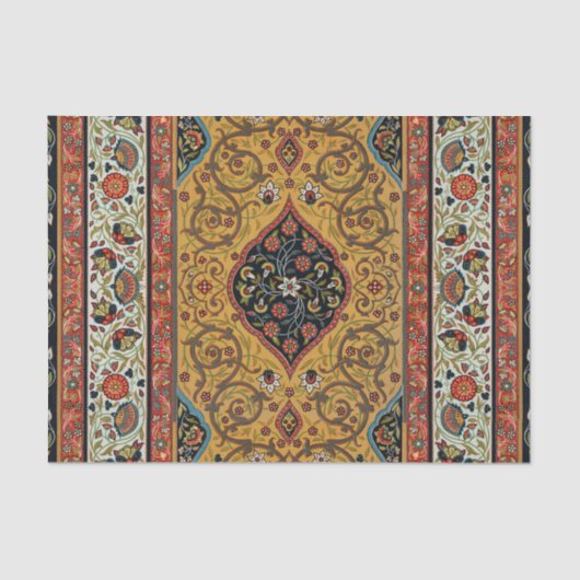 Persischer Teppichboden Elegantes Design Seidenpapier (Vorderseite)