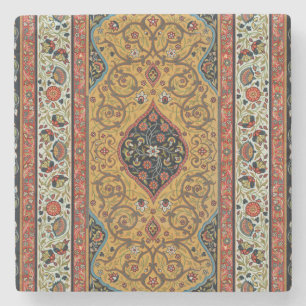 Persischer Teppichboden Elegantes Design Steinuntersetzer