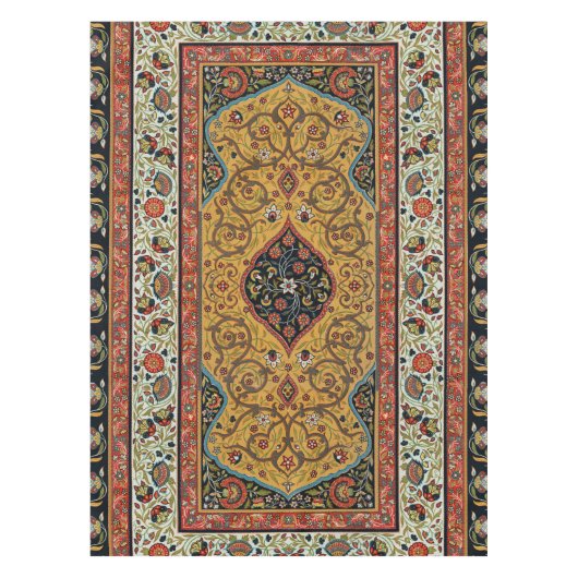 Persischer Teppichboden Elegantes Design Tischdecke (Vorderseite)