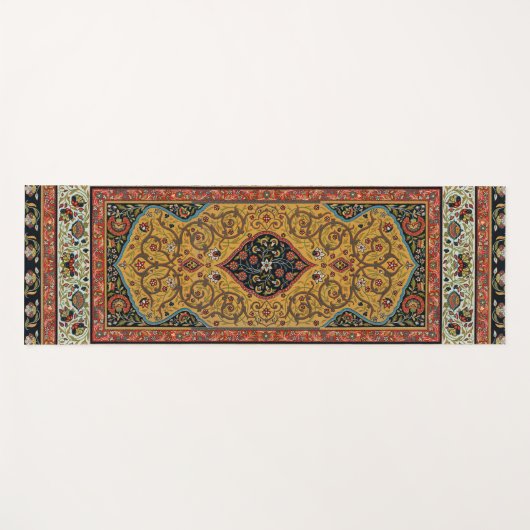 Persischer Teppichboden Elegantes Design Yogamatte (Vorderseite (Horizontal))