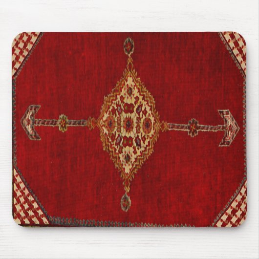 Persischer Teppichboden - fett Mousepad (Vorne)