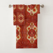 Persischer Teppichboden in Kupferfarbe Badhandtuch Set (Insitu)
