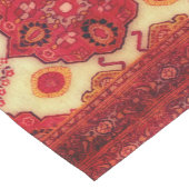 Persischer Teppichboden in Kupferfarbe Mittelgroßer Tischläufer (Ecke)