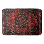 Persischer Teppichboden in Rose getönt Feld Badematte (Vorderseite)