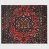 Persischer Teppichboden in Rose getönt Feld Geschenkpapier (Flach)