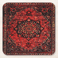 Persischer Teppichboden in Rose getönt Feld