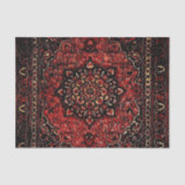 Persischer Teppichboden in Rose getönt Feld Seidenpapier (Vorderseite)