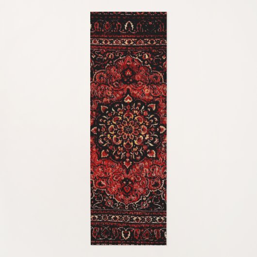 Persischer Teppichboden in Rose getönt Feld Yogamatte (Vorderseite)