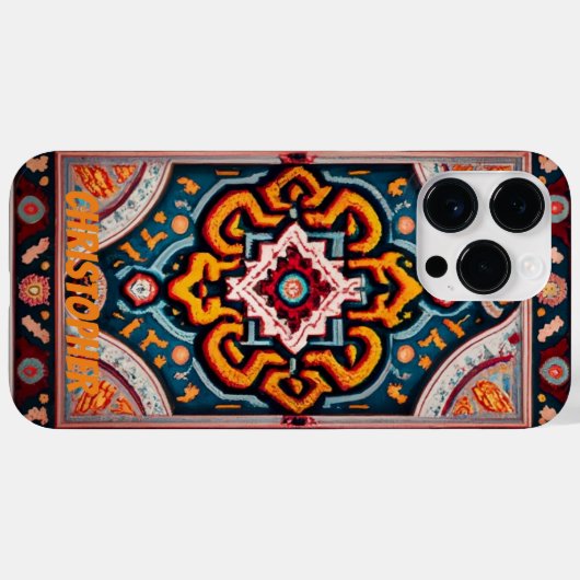 Persischer Teppichboden Orientteppich Case-Mate iPhone Hülle (Rückseite (Horizontal))