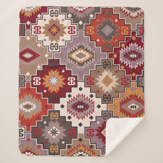 Persischer Teppichboden originelles Design, Stamme Sherpadecke (Vorderseite)