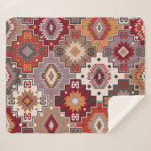 Persischer Teppichboden originelles Design, Stamme Sherpadecke (Vorderseite (Horizontal))