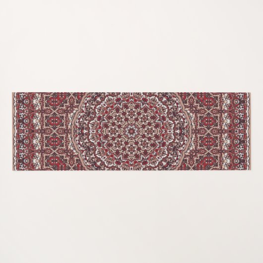 Persischer Teppichboden Yogamatte (Rückseite (Horizontal))