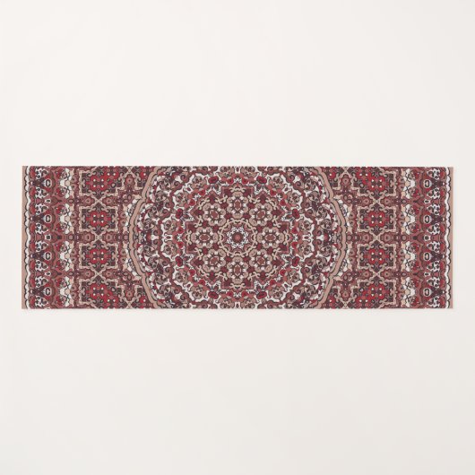 Persischer Teppichboden Yogamatte (Vorderseite (Horizontal))
