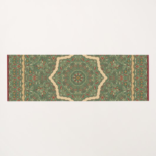 Persischer Teppichboden Yogamatte (Rückseite (Horizontal))