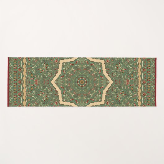 Persischer Teppichboden Yogamatte (Vorderseite (Horizontal))