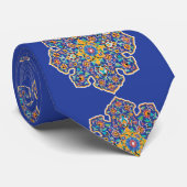 Persischer Türkis Krawatte (Gerollt)