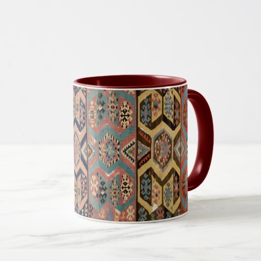 Persischer türkischer Kilim Tepet Rug Oriental Tasse (VorderseiteRechts)