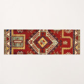 Persischer türkischer Teppichmuster Yogamatte (Vorderseite (Horizontal))