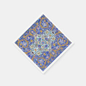 Persisches aufwändiges Kachelmaul Serviette (Ecke)