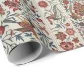 Persisches Blumenmuster, buntes Muster, Wrapping P Geschenkpapier (Rolleneckpunkt)