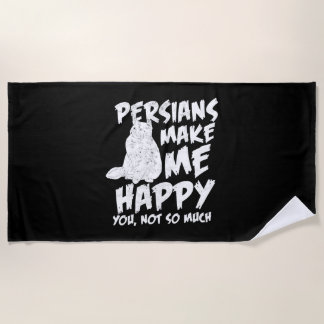Persisches Cat Happy Strandtuch