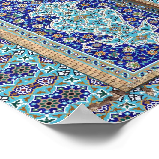 Persisches Design Poster (Ecke)