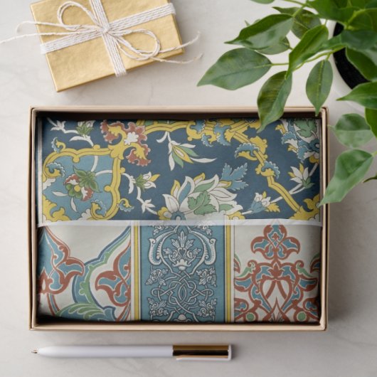 Persisches Design verziertes Musterteppichpapier Seidenpapier (Geschenk)