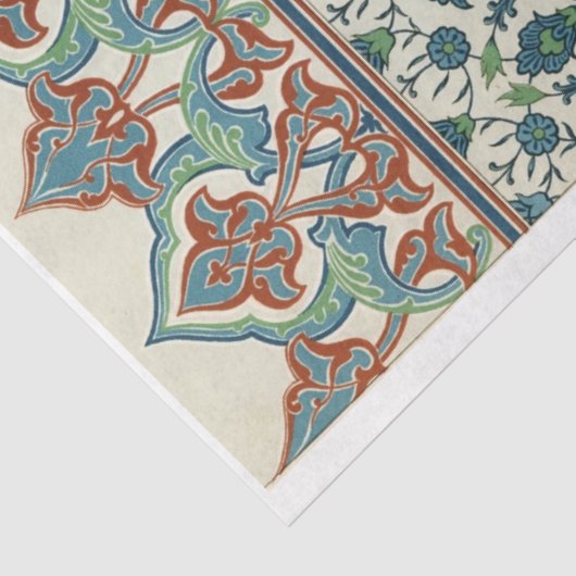 Persisches Design verziertes Musterteppichpapier Seidenpapier (Ausschnitt)