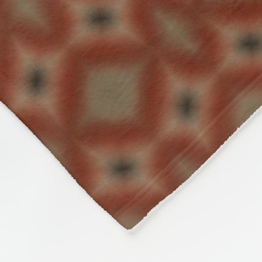 Persisches Feuerelement Muster Fleecedecke (Ecke)