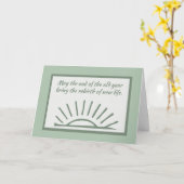 Persisches Jahresende und Wiedergeburt mit wachsen Karte (Gelbe Blume)