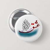 Persisches kalligrafisches Gedicht aus Hafez (1.2) Button (Vorne & Hinten)