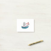 Persisches kalligrafisches Gedicht aus Hafez (1.2) Post-it Klebezettel (Auf Schreibtisch)