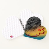 Persisches Kalligraphiegedicht aus Hafez (1) Notizblock (Innenseite)