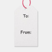 Persisches Kätzchen Geschenkanhänger (Rückseite)