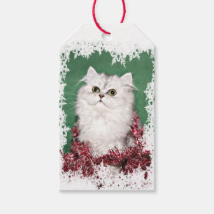 Persisches Kätzchen Weihnachten Geschenkanhänger