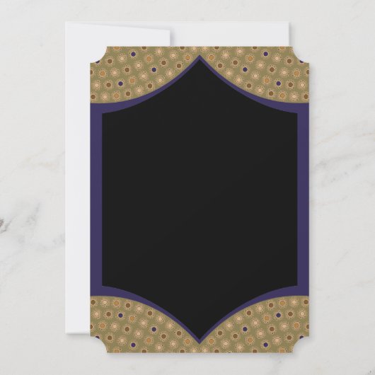 Persisches Muster, Erste Heilige Kommune Einladung (Rückseite)