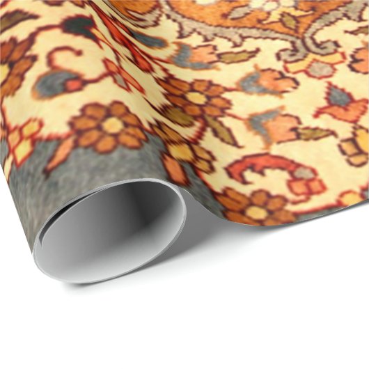 Persisches Muster-Look Geschenkpapier (Rolleneckpunkt)