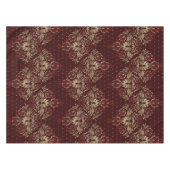 Persisches orientalisches Muster tiefrot und Gold Tischdecke (Vorderseite (Horizontal))