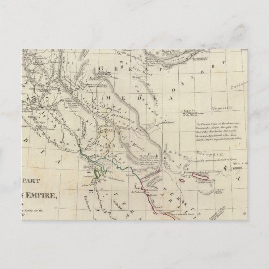 Persisches Reich, Osten Postkarte (Vorderseite)
