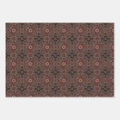 Persisches sonniges gerahmtes ethnisches Muster Geschenkpapier Set (Vorderseite 3)