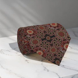 Persisches sonniges gerahmtes ethnisches Muster Krawatte