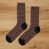 Persisches sonniges gerahmtes ethnisches Muster Socken